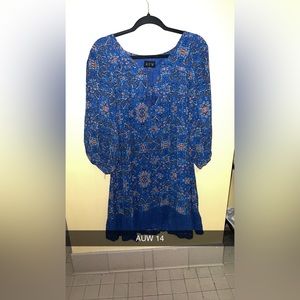 AUW blue dress